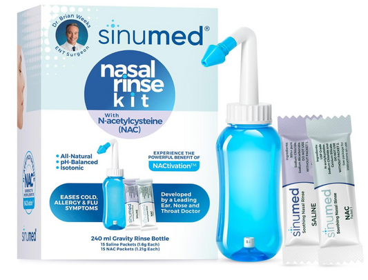 SinuMed Gravity Nasal Rinse Kit - 30 NAC PK