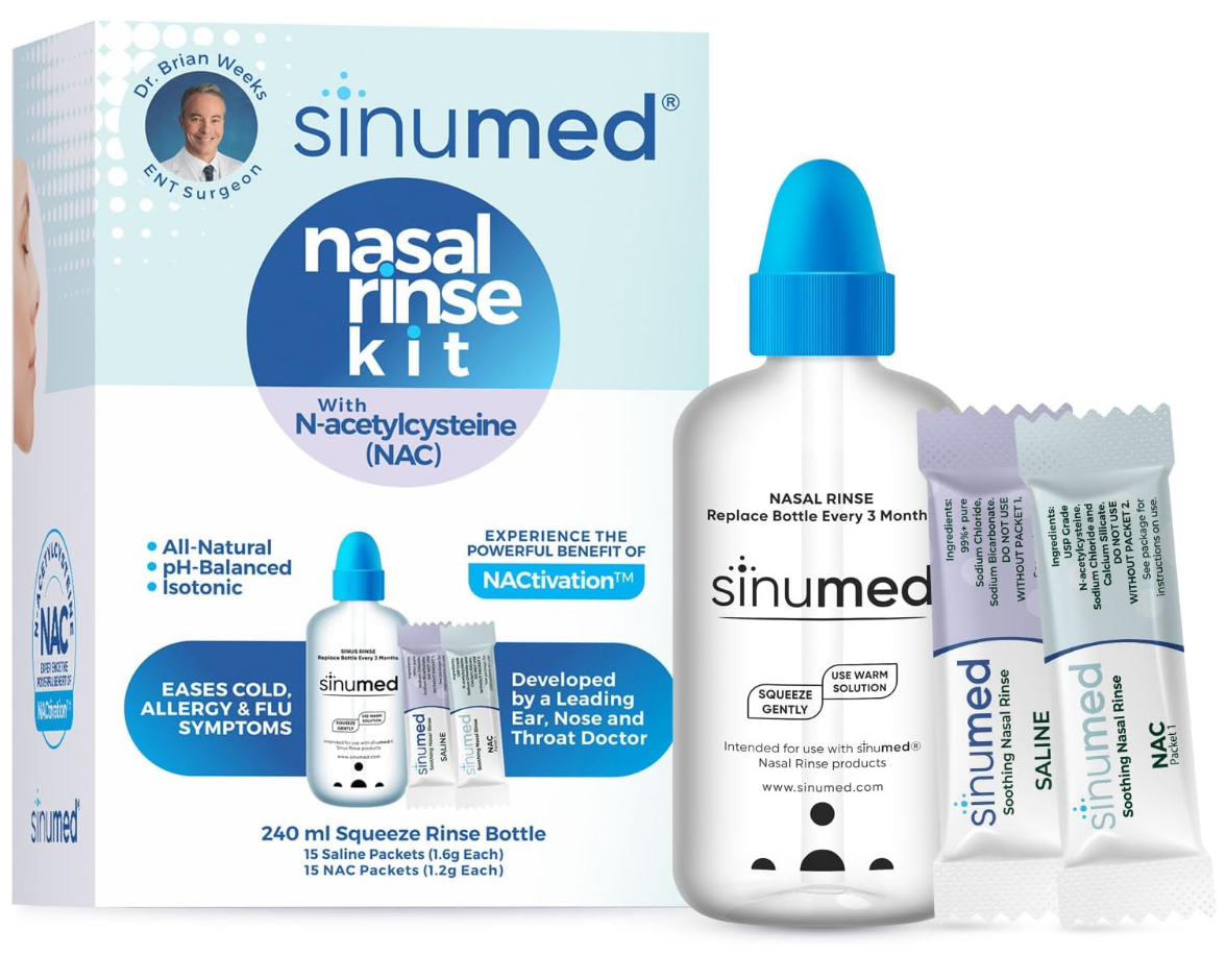 SinuMed Squeeze Nasal Rinse Kit - 30 NAC PK